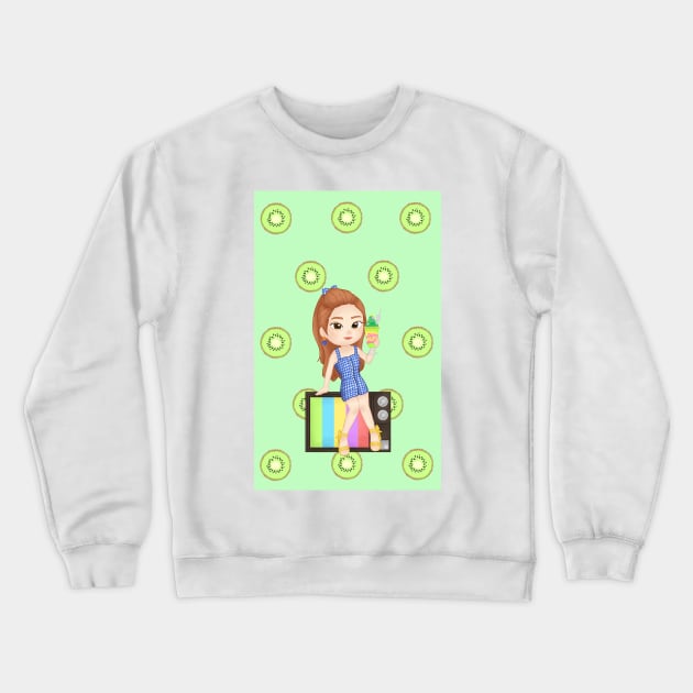 Red Velvet Joy Fruit Crewneck Sweatshirt by seventhdemigod